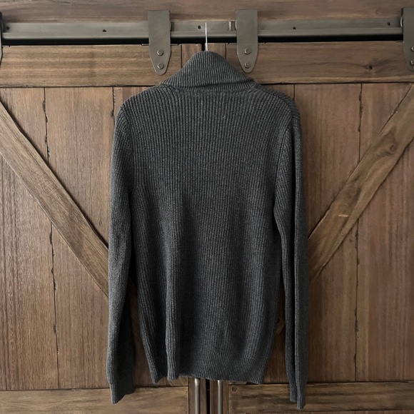 Sun + Stone Alvin Cardigan Sweater Gray 100% Cotton Size Small NWT - Picture 3 of 10